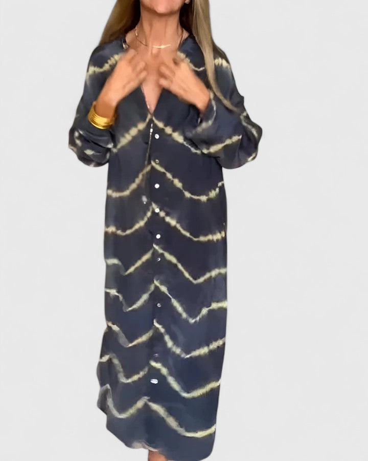 KELISSEA – ELEGANCKA BOHO MAXI SUKIENKA W PASKI