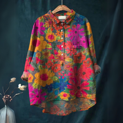 Lois - Koszulka z nadrukiem roślinnym