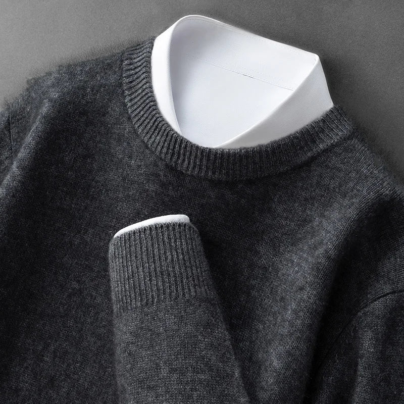 Andrzej Klasyczny Kaszmirowy Sweter