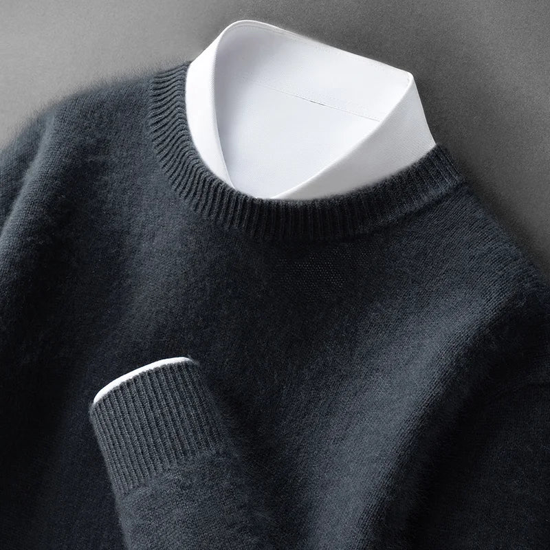 Andrzej Klasyczny Kaszmirowy Sweter