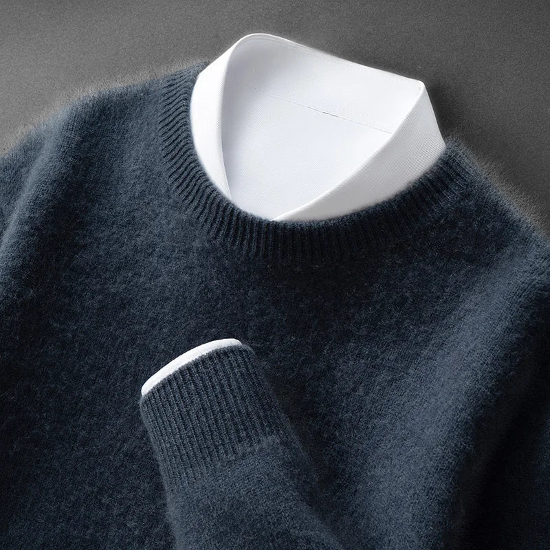 Andrzej Klasyczny Kaszmirowy Sweter