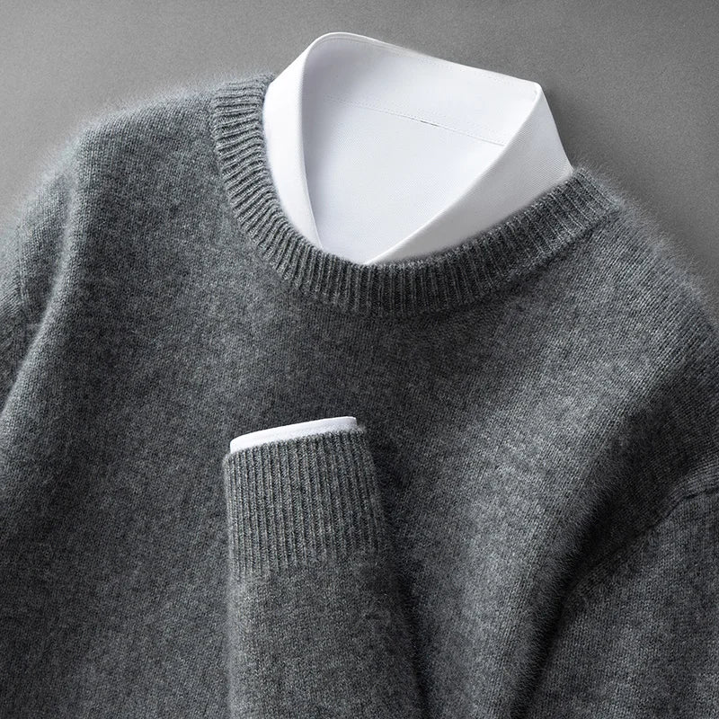 Andrzej Klasyczny Kaszmirowy Sweter