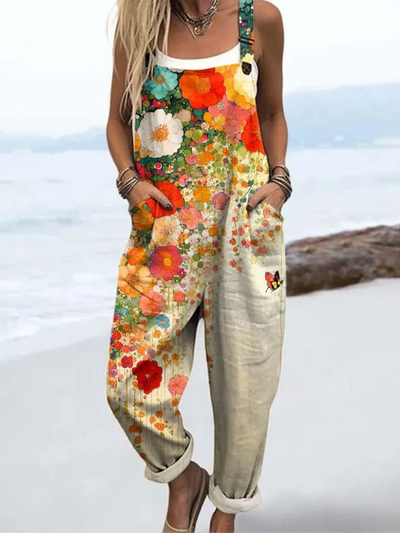 LYANNE – SZEROKIE SPODNIE OGRODOWE JEDNOCZĘŚCIOWE